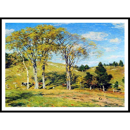 September Morning Plainfield New Hampshire 1911 2, A New Print Of A Willard Leroy Metcalf