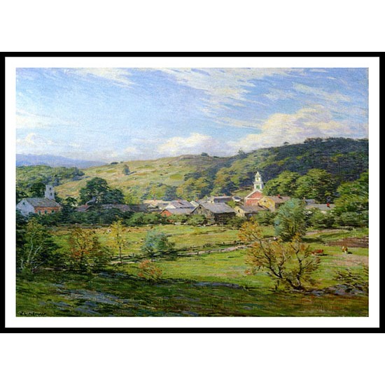 September Morning Plainfield New Hampshire 1911, A New Print Of A Willard Leroy Metcalf