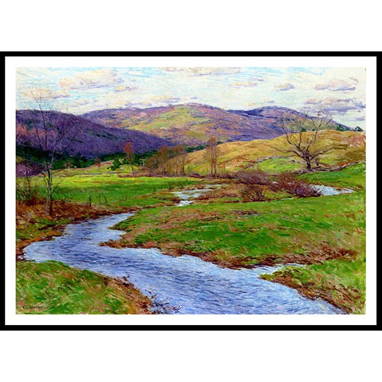 Swollen Brook (No. 2) 1923, A New Print Of A Willard Leroy Metcalf