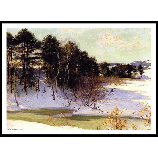 Thawing Brook, A New Print Of A Willard Leroy Metcalf