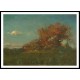 The Fire Of Autumn 1877, A New Print Of A Willard Leroy Metcalf