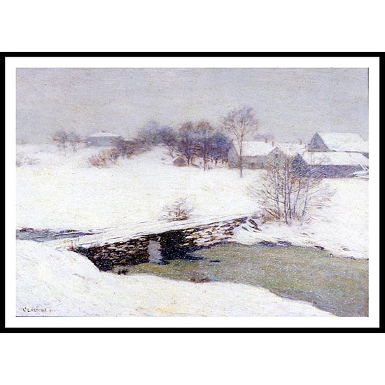 The White Mantle 1906, A New Print Of A Willard Leroy Metcalf