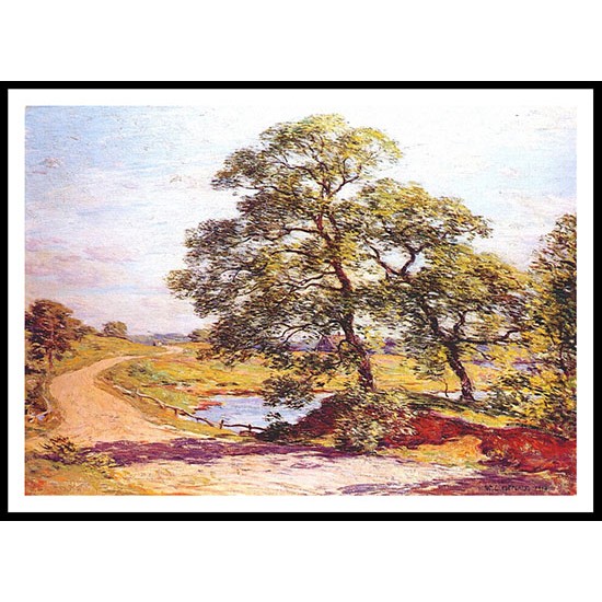 The Winding Road 1918, A New Print Of A Willard Leroy Metcalf