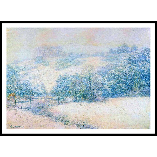 The Winter'S Festival 1913, A New Print Of A Willard Leroy Metcalf