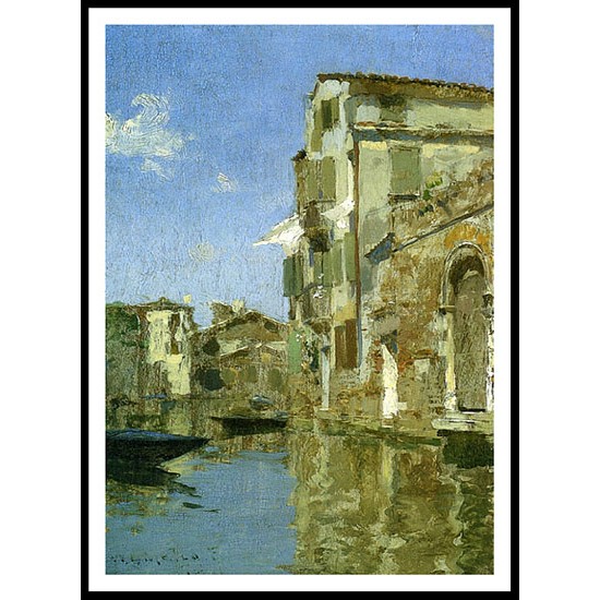 Venice 1887, A New Print Of A Willard Leroy Metcalf