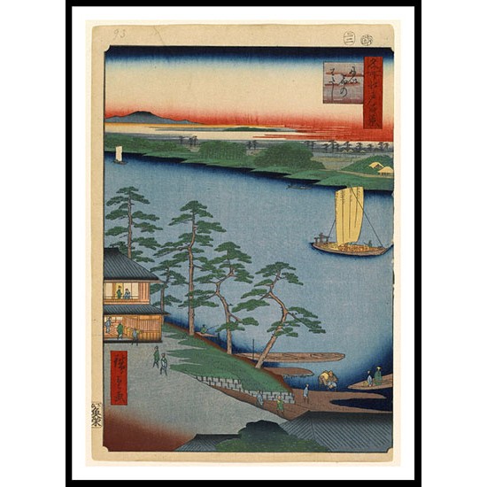 Ando Hiroshige Art A092, A New Print Of an Ando Hiroshige Painting