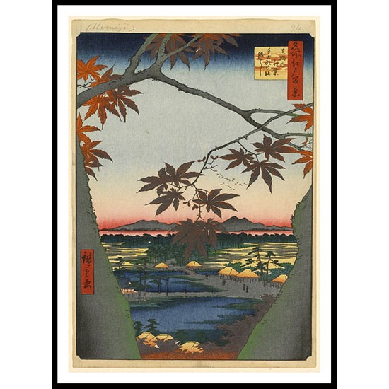 Ando Hiroshige Art A093, A New Print Of an Ando Hiroshige Painting