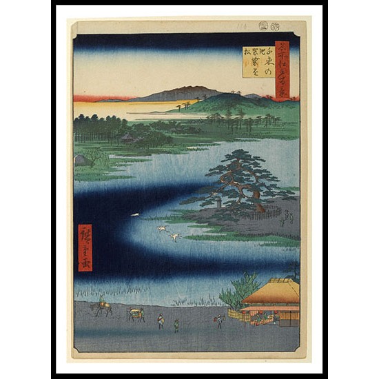 Ando Hiroshige Art A107, A New Print Of an Ando Hiroshige Painting