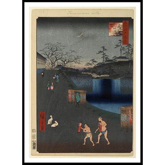 Ando Hiroshige Art A110, A New Print Of an Ando Hiroshige Painting