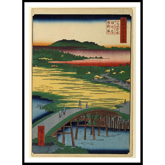 Ando Hiroshige Art A113, A New Print Of an Ando Hiroshige Painting