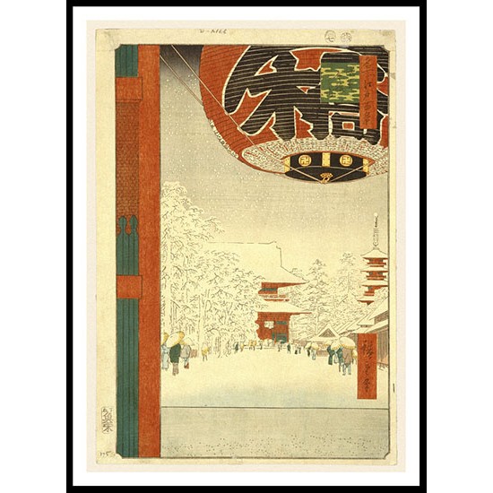 Ando Hiroshige Art A117, A New Print Of an Ando Hiroshige Painting