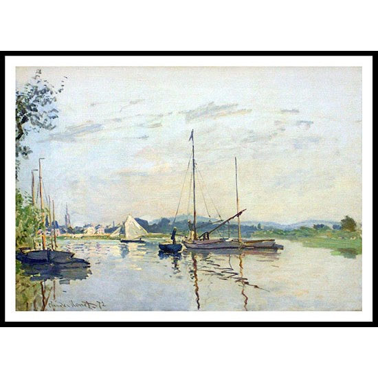 Argenteuil 1872, A New Print Of a Painting By Adolphe Monet