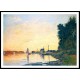 Argenteuil Late Afternoon 1872, A New Print Of a Painting By Adolphe Monet