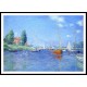 Argenteuil. Yachts 1875, A New Print Of a Painting By Adolphe Monet