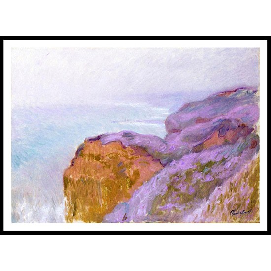 At Val Saint Nicolas near Dieppe 1897, A New Print Of a Painting By Adolphe Monet