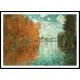 Autumn Effect at Argenteuil, A New Print Of a Painting By Adolphe Monet