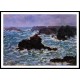 Belle Ile Rain Effect 1886, A New Print Of a Painting By Adolphe Monet