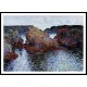 Belle Ile Rocks at Port Goulphar 1886, A New Print Of a Painting By Adolphe Monet