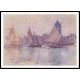 Boats in the Port of Le Havre 1882 83, A New Print Of a Painting By Adolphe Monet