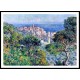 Bordighera View 1884, A New Print Of a Painting By Adolphe Monet