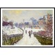 Boulevard St.Denis Argenteuil Snow Effect 1875, A New Print Of a Painting By Adolphe Monet