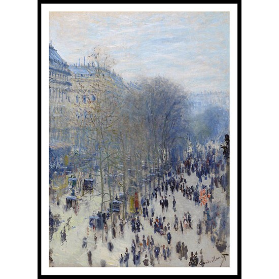 Boulevard des Capucines 1873 1, A New Print Of a Painting By Adolphe Monet