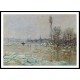 Breakup of Ice 1880, A New Print Of a Painting By Adolphe Monet