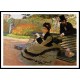 Camille Monet on a Garden Bench 1873, A New Print Of a Painting By Adolphe Monet