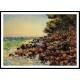 Cap Martin 1884, A New Print Of a Painting By Adolphe Monet