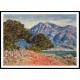 Cap Martin 2 1884, A New Print Of a Painting By Adolphe Monet