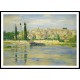 Carrieres Saint Denis 1872, A New Print Of a Painting By Adolphe Monet