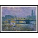 Charing Cross Bridge Reflections on the Thames 1899 01, A New Print Of a Painting By Adolphe Monet