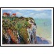 Cliff at Dieppe 1882, A New Print Of a Painting By Adolphe Monet