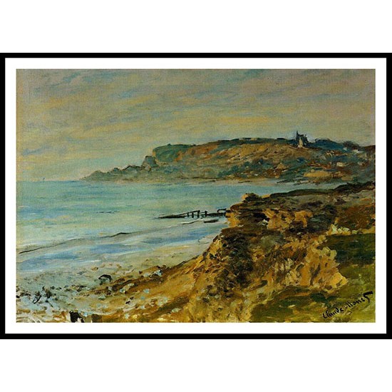 Cliff at Sainte Adresse 1873, A New Print Of a Painting By Adolphe Monet