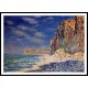 Cliff near Fecamp 1881, A New Print Of a Painting By Adolphe Monet