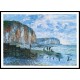 Cliffs of Les Petites Dalles 1880, A New Print Of a Painting By Adolphe Monet