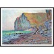 Cliffs of Les Petites Dalles 1884, A New Print Of a Painting By Adolphe Monet