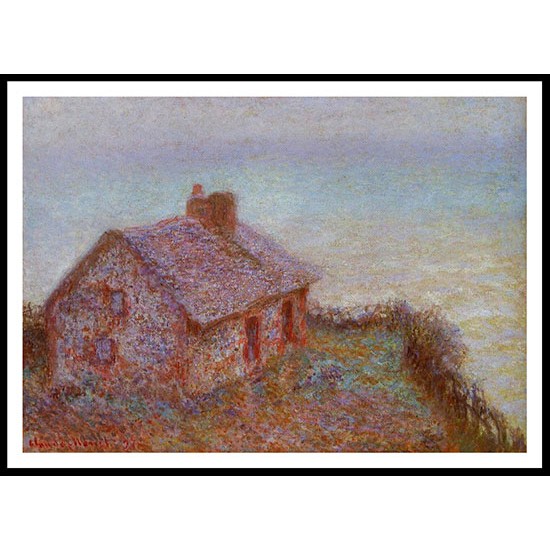 Customs House at Varengaville 2 1897, A New Print Of a Painting By Adolphe Monet