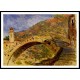 Dolceacqua Bridge 1884 3, A New Print Of a Painting By Adolphe Monet