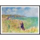 Edge of the Cliff at Pourville 1882, A New Print Of a Painting By Adolphe Monet