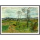 Field at Gennevilliers 1877, A New Print Of a Painting By Adolphe Monet