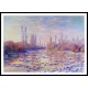 Floating Ice on the Seine 1880, A New Print Of a Painting By Adolphe Monet