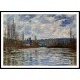 Flood of the Seine at Vetheuil 1881, A New Print Of a Painting By Adolphe Monet