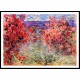 Flowering Trees near the Coast 1920 06, A New Print Of a Painting By Adolphe Monet