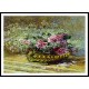 Flowers in a Pot 1878, A New Print Of a Painting By Adolphe Monet