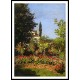 Garden in Bloom at Sainte Addresse 1866, A New Print Of a Painting By Adolphe Monet