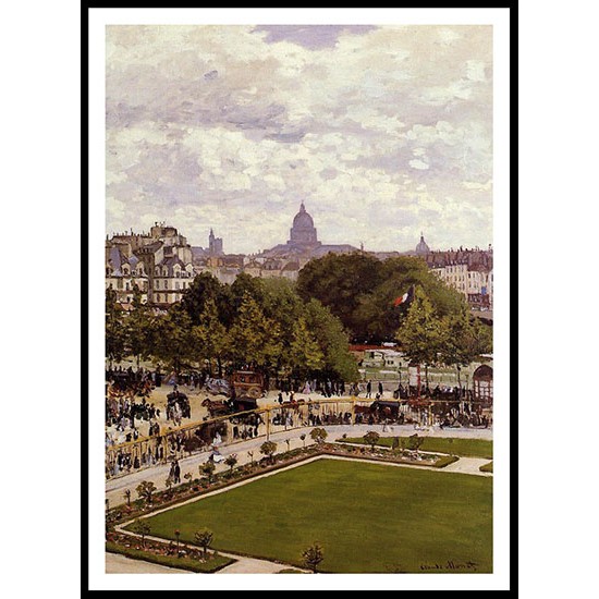 Garden of the Princess 1867, A New Print Of a Painting By Adolphe Monet