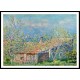 Gardeners House at Antibes 1888, A New Print Of a Painting By Adolphe Monet