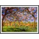 Giverny in Springtime 1899 1900, A New Print Of a Painting By Adolphe Monet