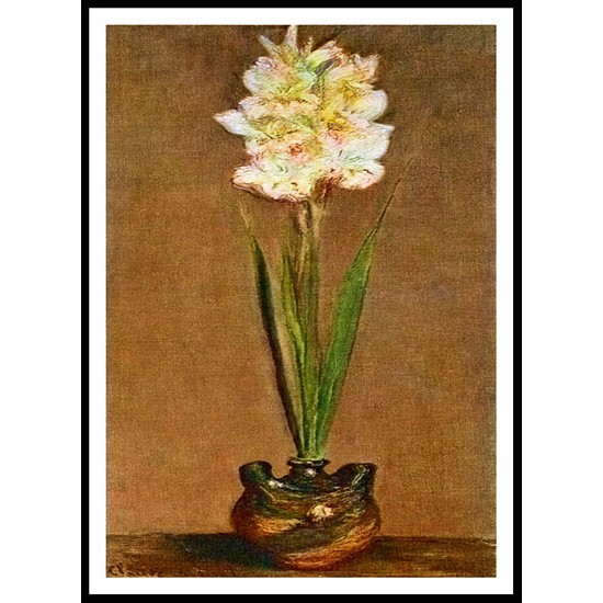 Gladiolus 1881 02, A New Print Of a Painting By Adolphe Monet